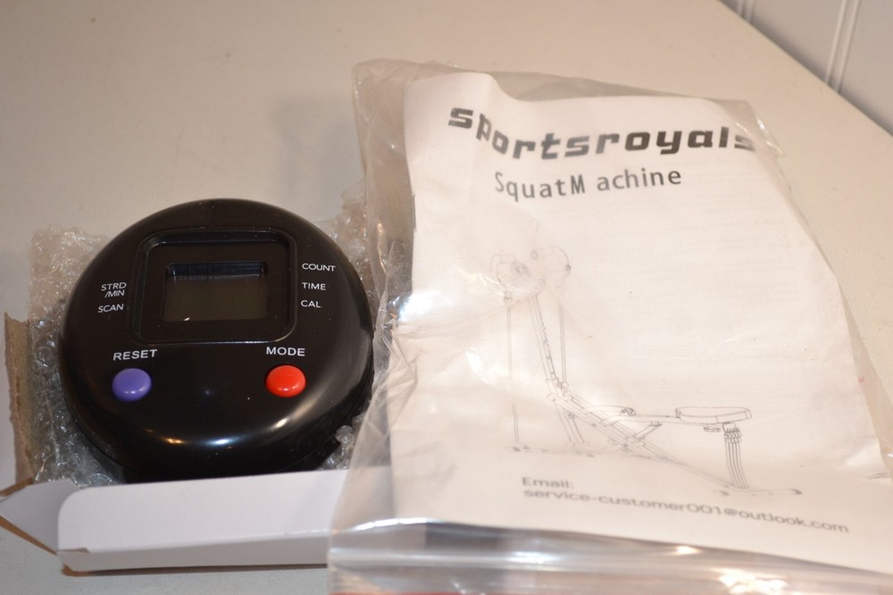 Sportsroyals Console, Manual, & Hardware for Squat Machine
