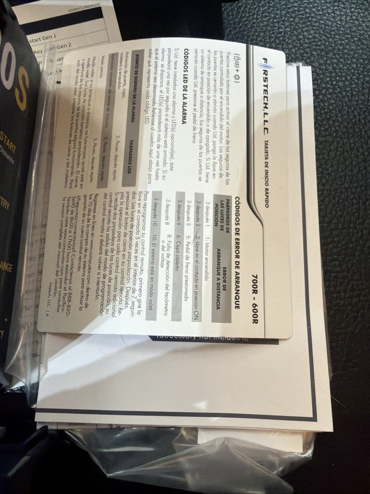 Compustar CS920S 4-Button 1 Way Remote Start System (up to 1000' Range) NEW OPEN