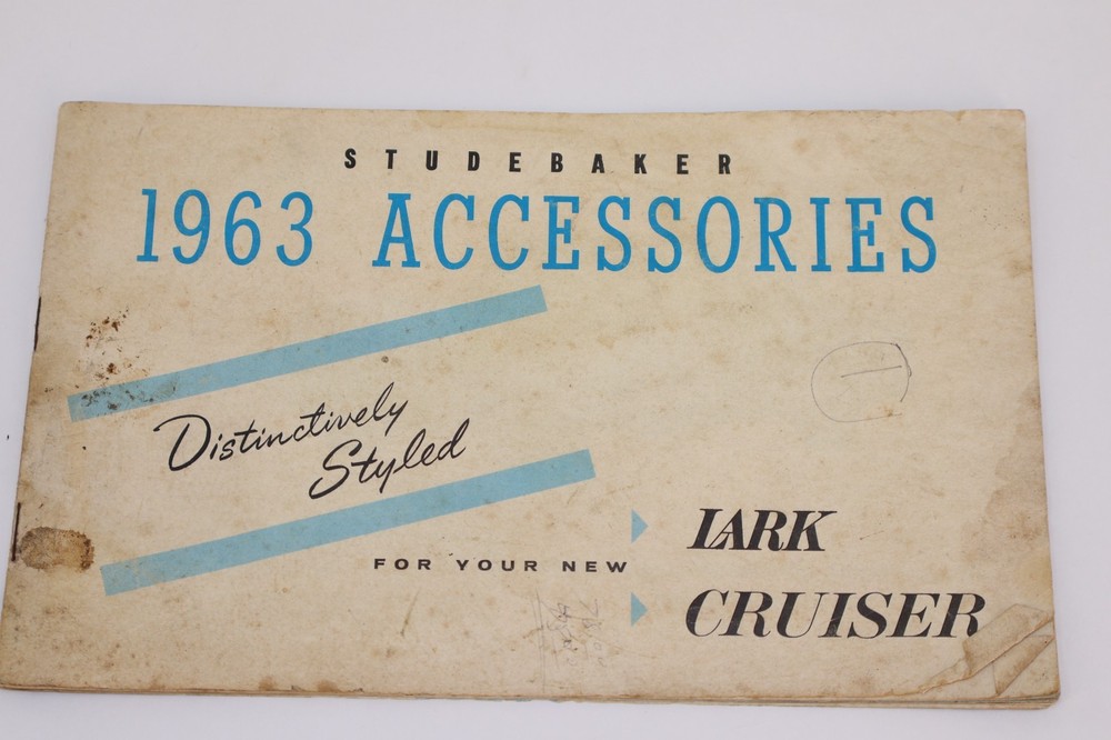 1963 Studebaker Accessories Brochure for the Lark Cruiser