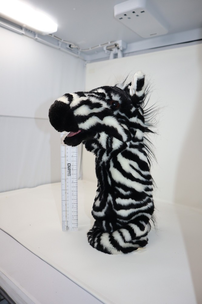 Folkmanis 14" Zebra Stage Puppet Hand Puppet