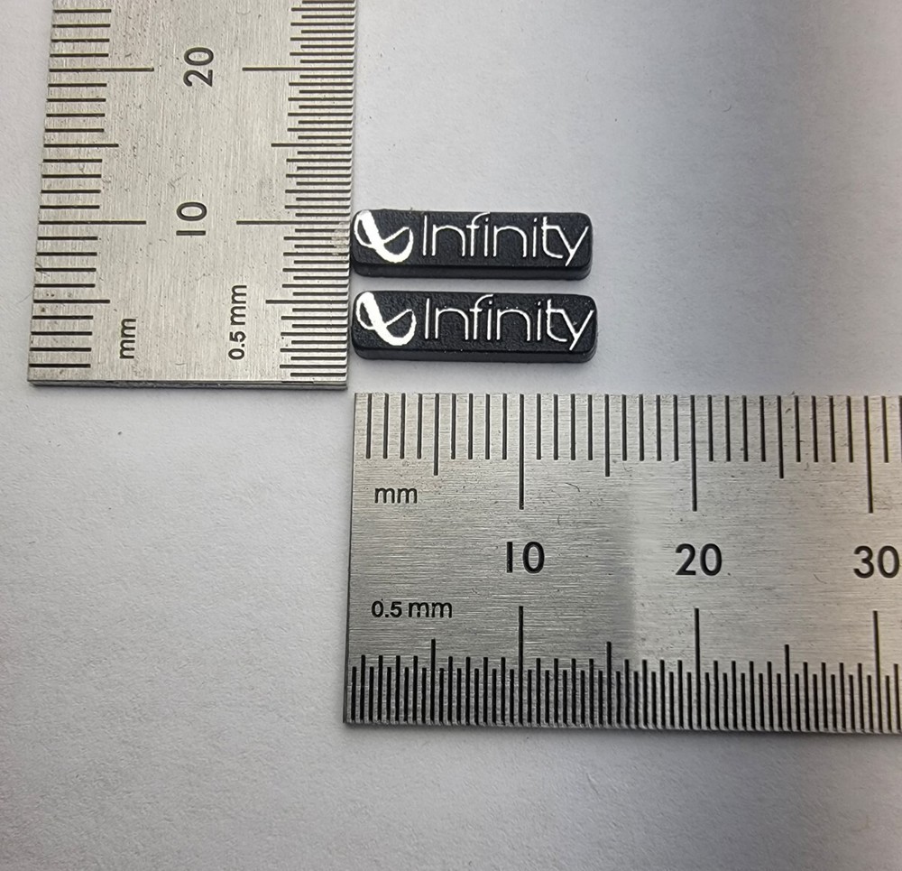 Infinity Tweeter Badge Emblem Logo Name Plate Custom Made