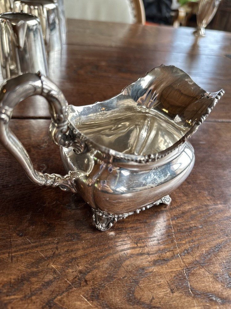 reed and barton silverplate creamer