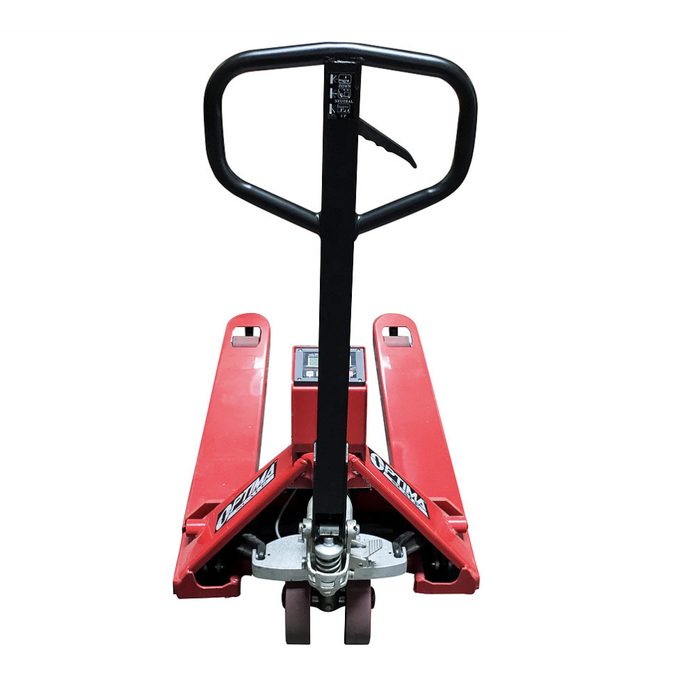 OP-918NP-2500 Pallet Jack Scale NARROW 2,500 lb with PRINTER