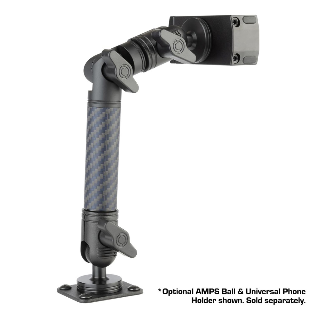 Adjustable Carbon Fiber Mounting Arm with Dual 20mm Socket Ends