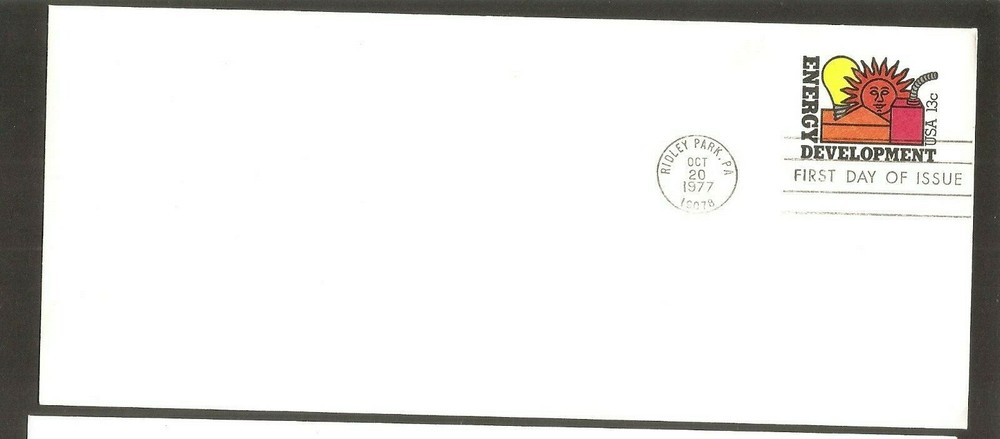 US SC # U585 Energy Development FDC. Ready For Cachet.
