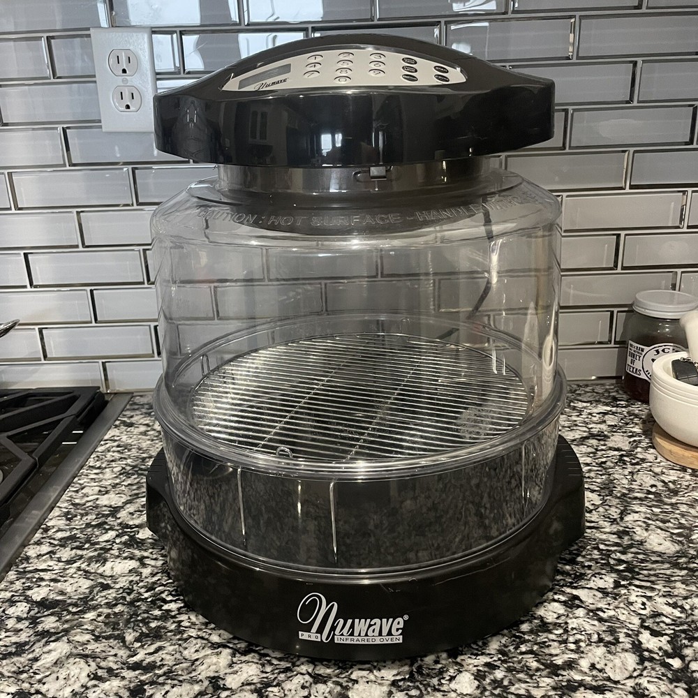NuWave Oven Pro Infrared Oven Model 20322 w/ 1 Rack and Plastic Extender Ring