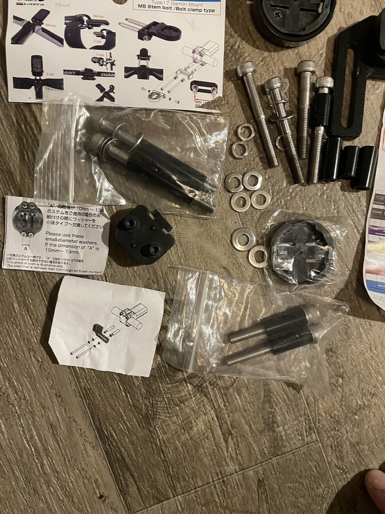 REC-MOUNTS Lot Combo mount for Garmin Type 17 Stem bolt type Cateye