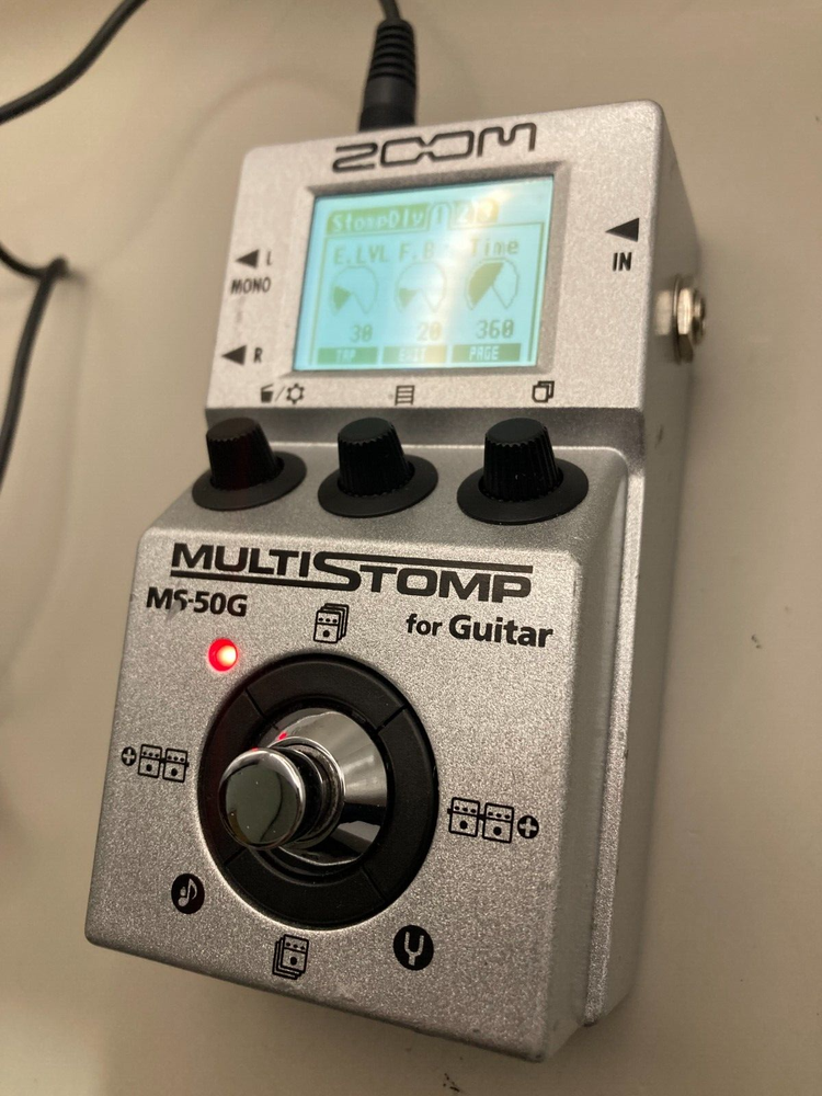 Zoom MS-50G MultiStomp Multi-Effects Guitar Effect Pedal Tested Work from Japan