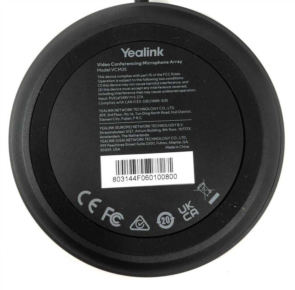 New Open Box Yealink VCM35 Wired Video Conferencing Microphone Array