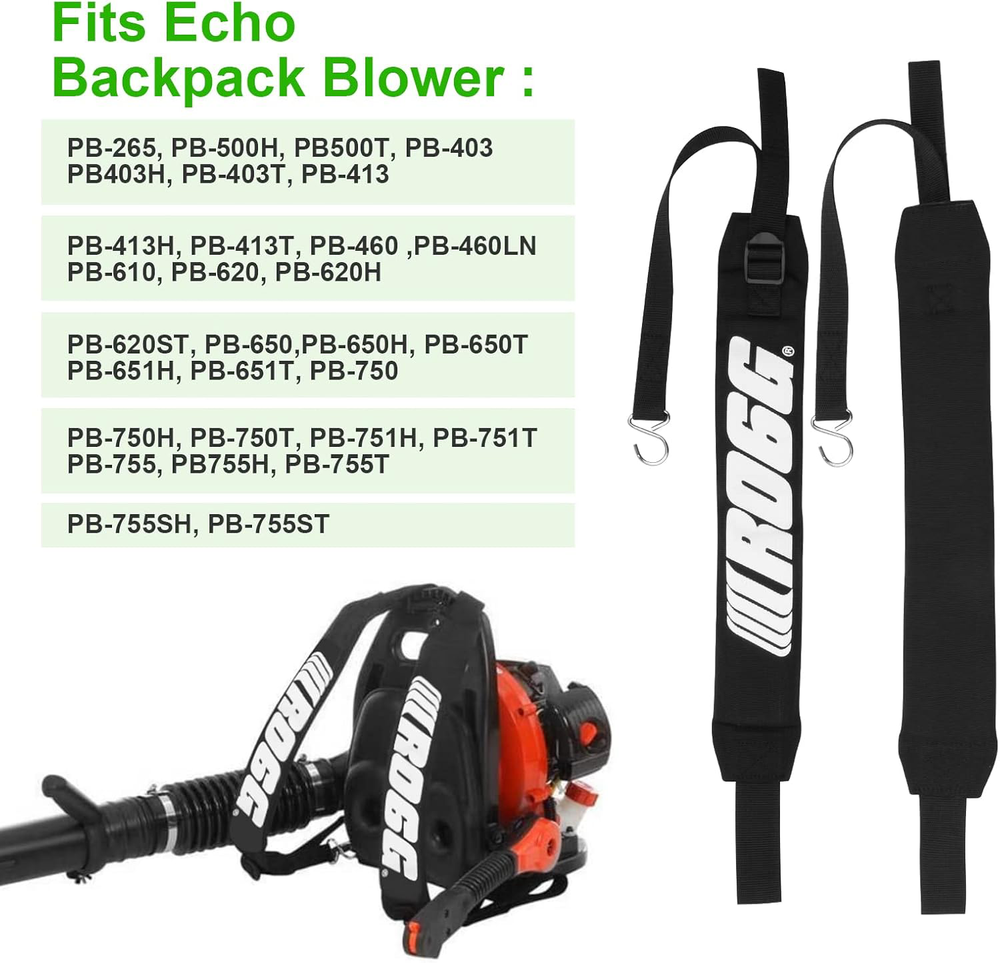 Backpack Blower Straps 2-Pack for Echo PB-500 PB-265LN PB-403H PB-755