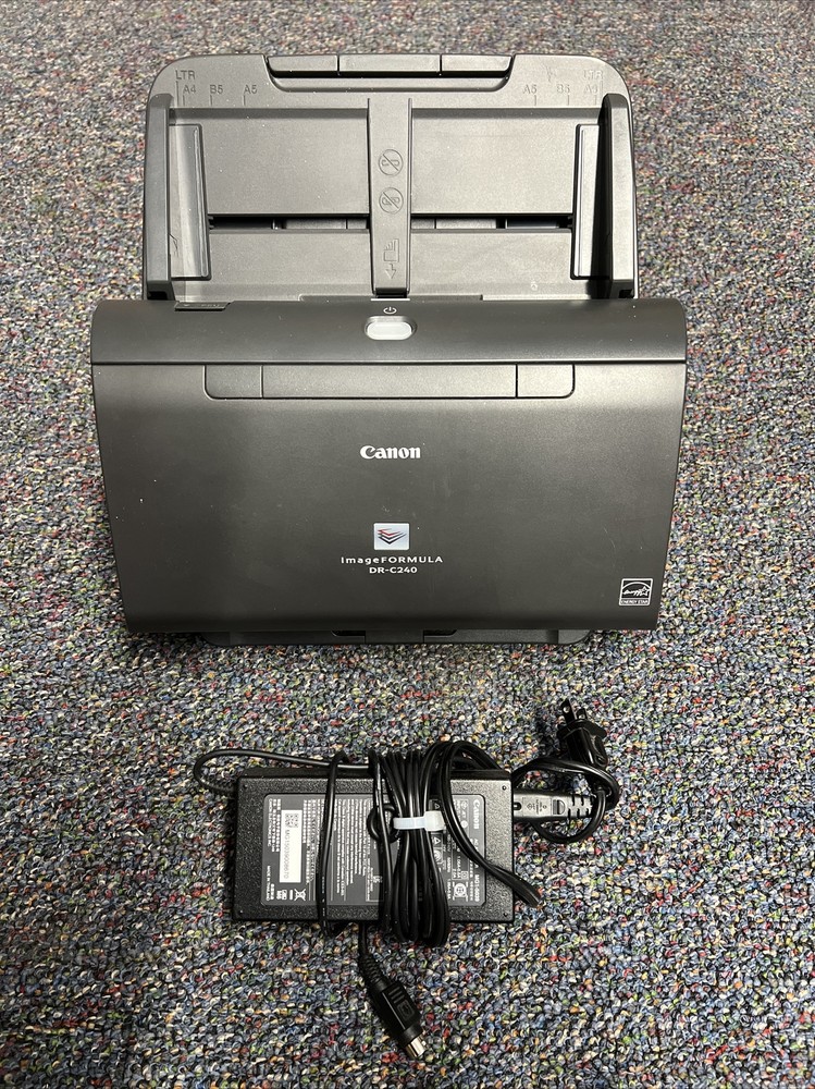 CANON IMAGEFORMULA DR-C240 Color Document Scanner w/AC Adapter