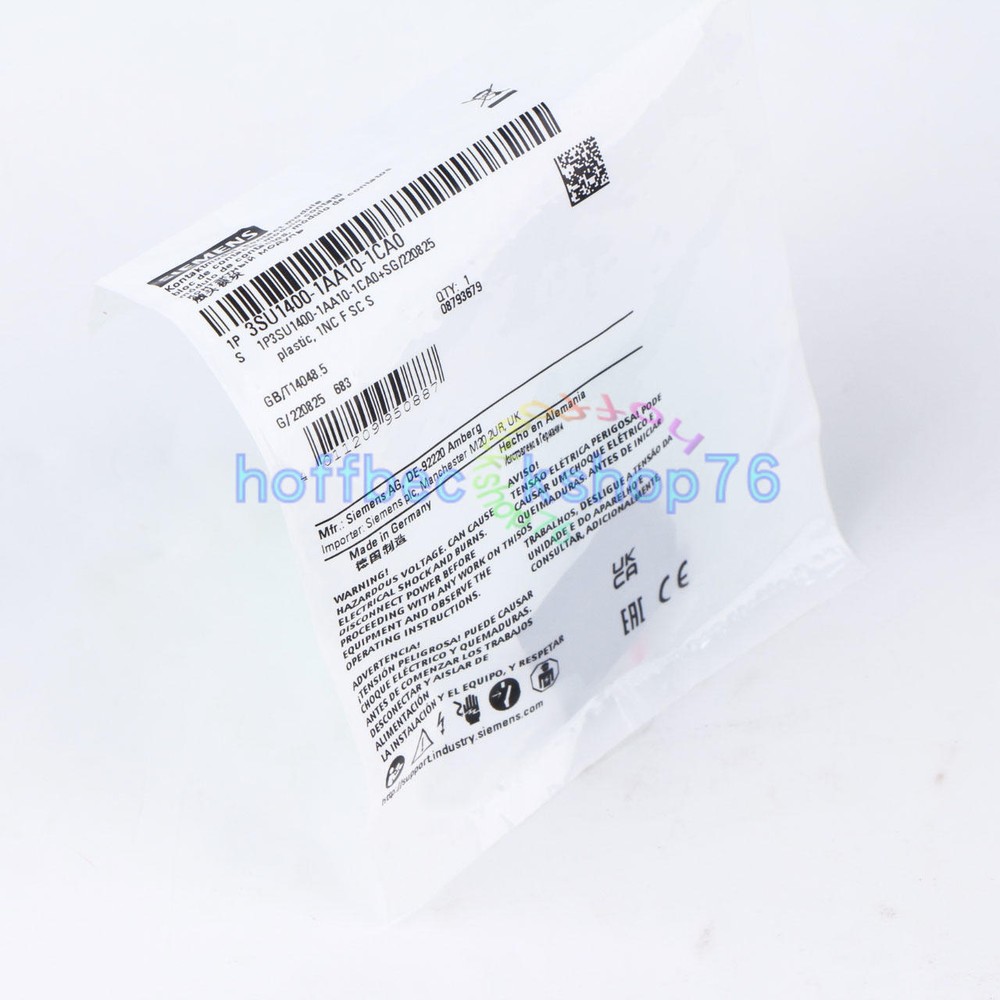 10PCS New Siemens Contact module 3SU1400-1AA10-1CA0