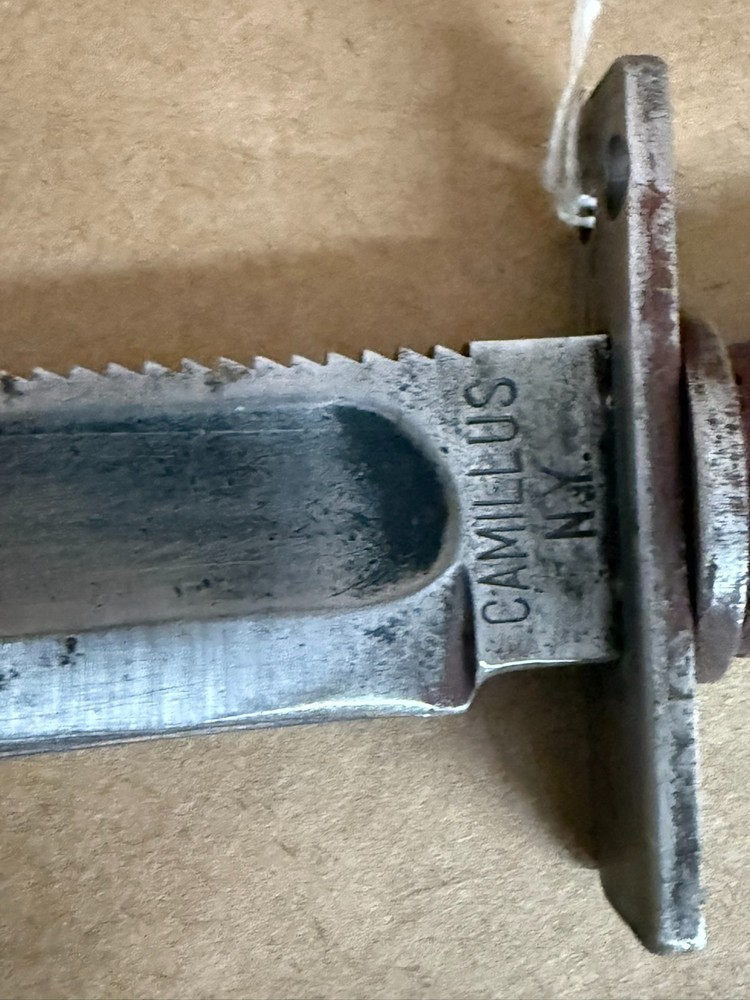 Camillus NY fixed blade survival knife w/ sheath