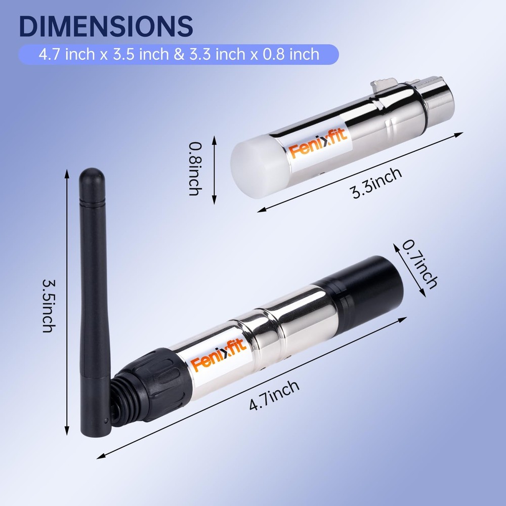 Wireless DMX512 Light Controller - 2.4G Transmitter with 5 Receivers for Events