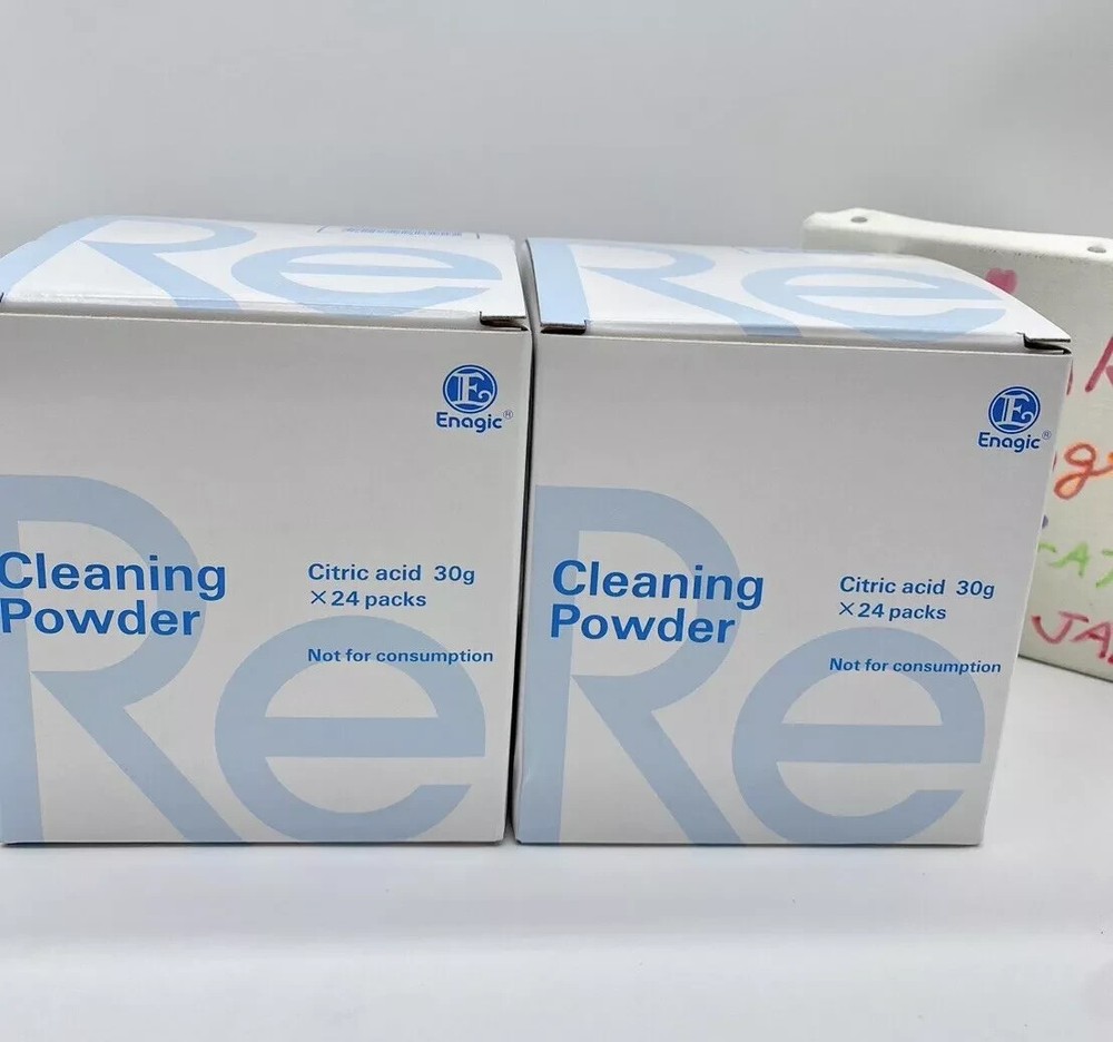Set Of 2 Boxes Cleaning Powder 48 pcs KANGEN ENAGIC Alkaline Water LEVELUK 96P
