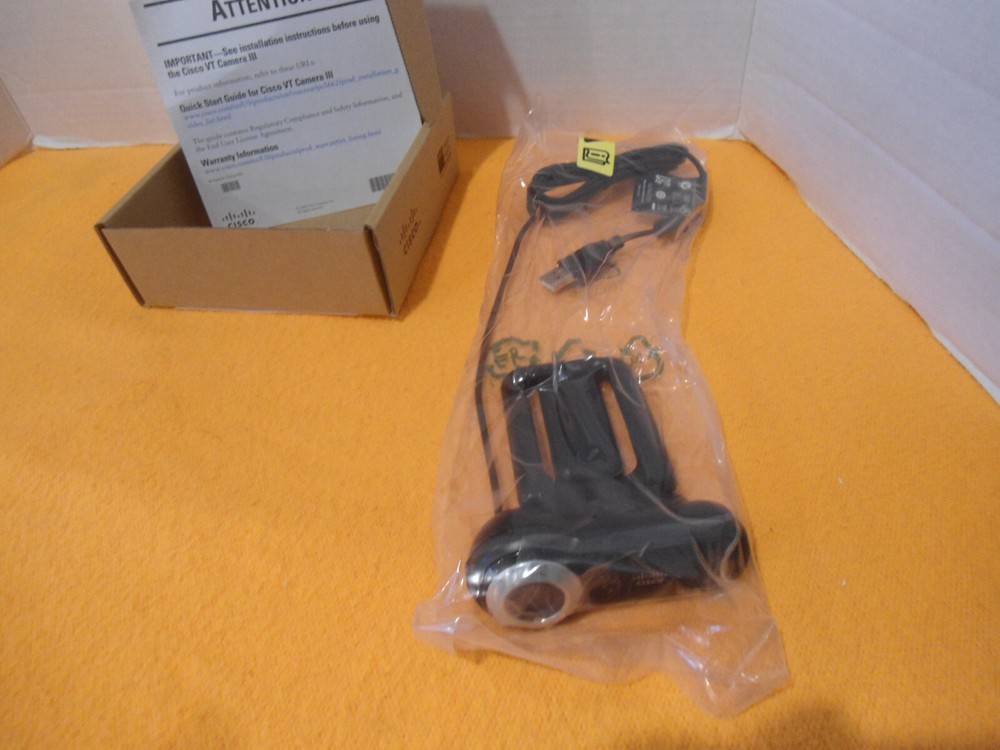 Cisco VT Camera III Logitech Webcam Bran New Sealed Box.