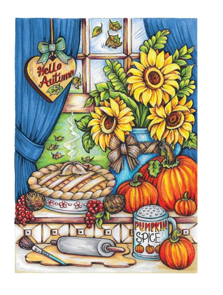 Thanksgiving Adult Coloring Book