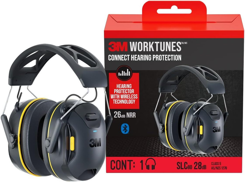Worktunes Connect Wireless Hearing Protector with Bluetooth Technology, Bluetoot