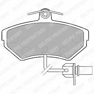 Front Axle BRAKE PADS SET for AUDI A4 1.8 2000-2000