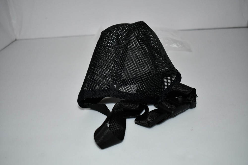 YSSY spread Dog Muzzle, Mesh Soft Muzzle for Dogs in Black Size: MEDIUM NEW Snou