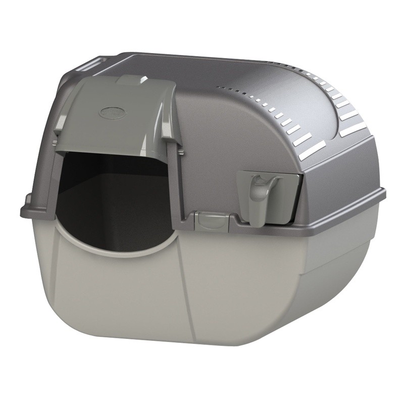 Self Cleaning Cat Litter Box Automatic Odor Control Easy Fill Regular Size New