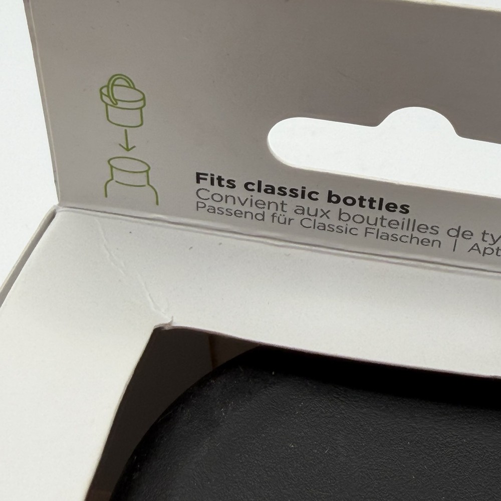 Klean Kanteen Classic Loop Cap Black Bottle Lid Replacement New In Box