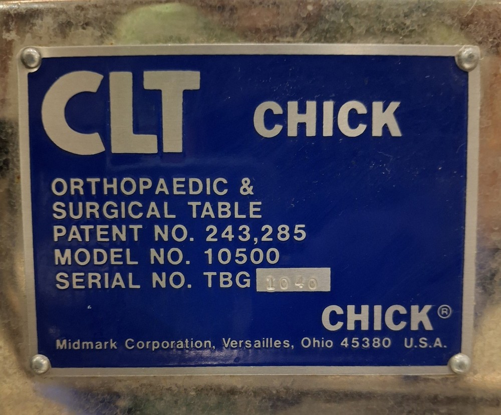 Midmark CHICK Surgical Table