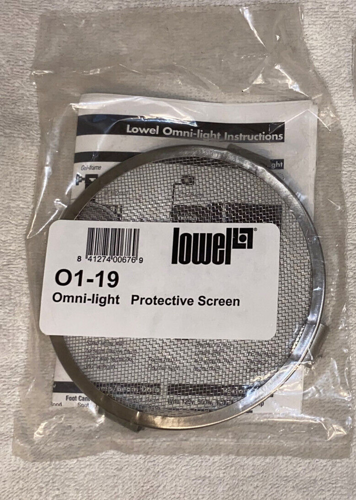 Lowel O1-19 Protective Screen for Omni-light (Replacement) NOS