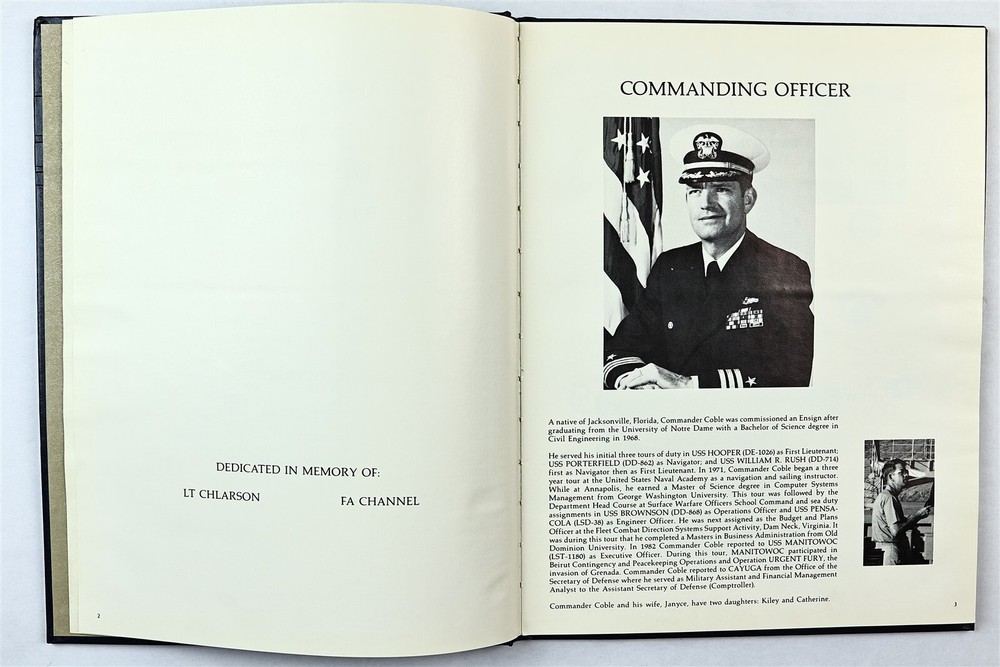 USS Cayuga (LST-1186) 1987 Westpac Deployment Cruise Book