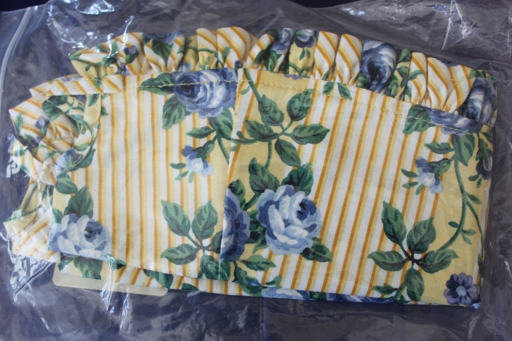 Longaberger Rose Trellis Rectangular Medium Purse Basket Liner #2094009 NEW