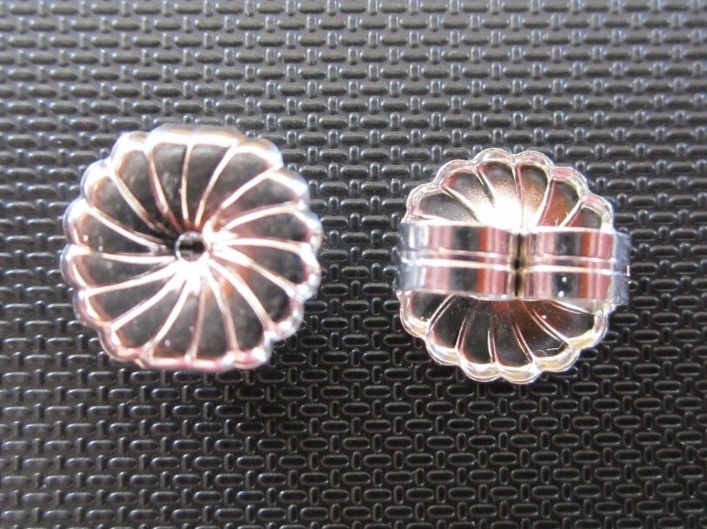 10MM Sterling Silver MONSTER LARGE SAFETY EARRING BACKS