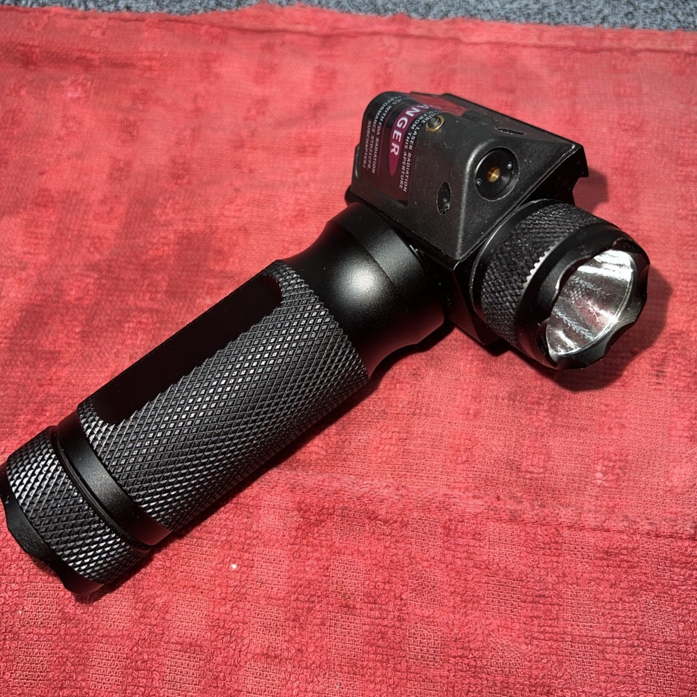2000LM Tactical Flashlight Red Rifle Pistol Laser Light Combo New