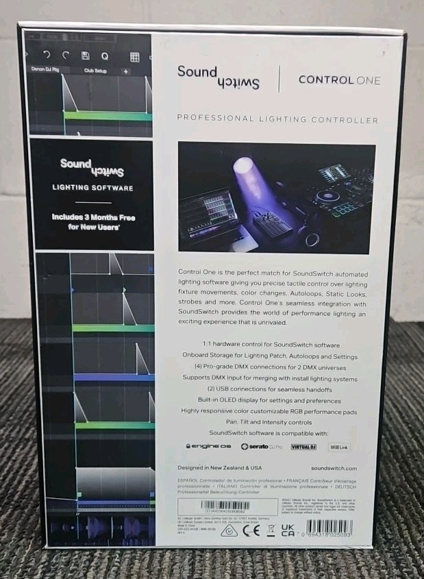 SoundSwitch Control One Professional Lighting Controller - READ