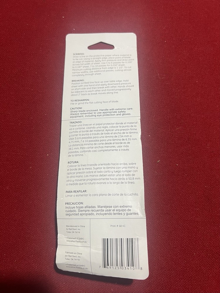 Unbranded Utility Knife Plastic Sheet Cutting Tool