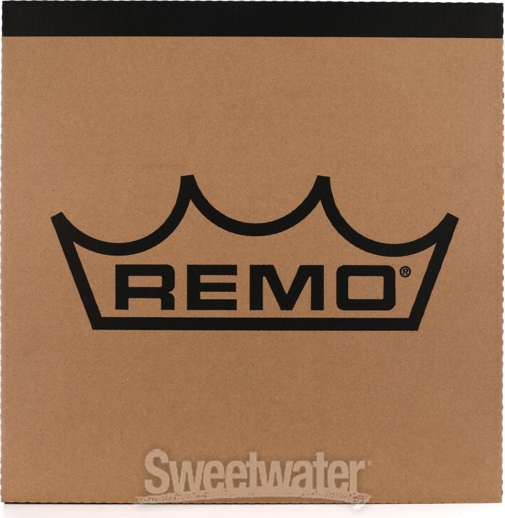 Remo Powerstroke 3 Ebony Drumhead - 20" with 5" Dynamo Installed