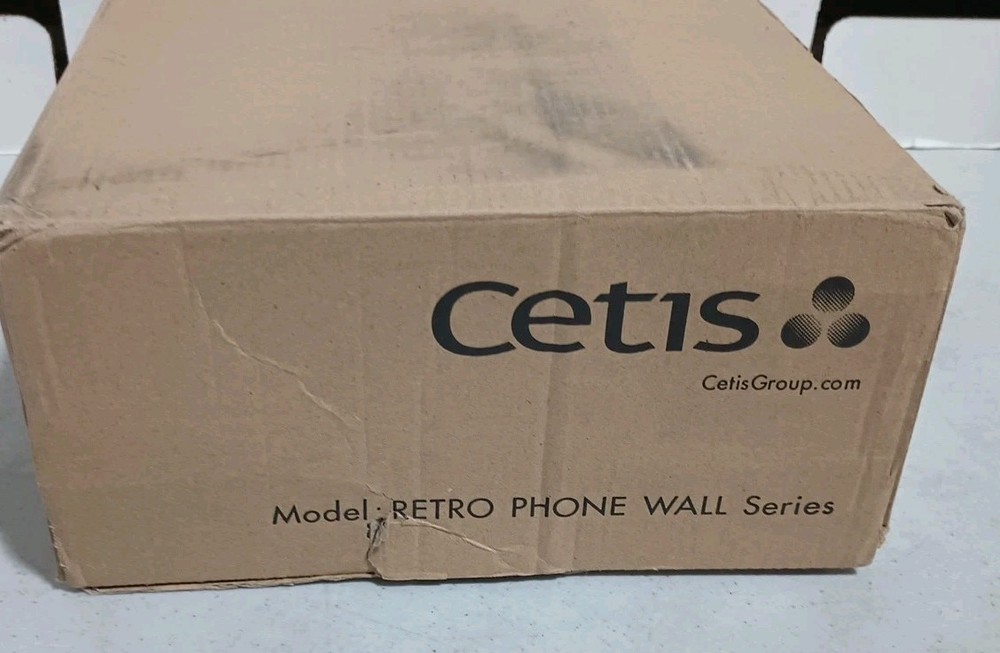 Cetis 29009 Single Line Retro Wall Phone Ash