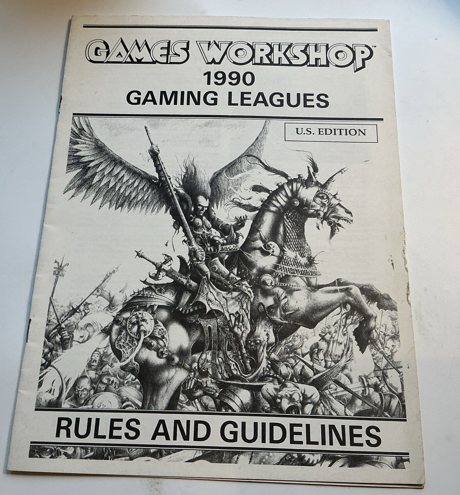 Games Workshop Gaming Leagues Rules & Guidelines 1990 - Games Workshop - U.S. ED