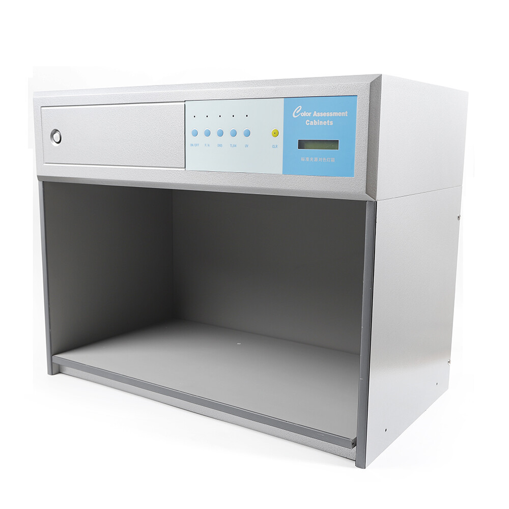 4 Light Sources Light Booth Color Assessment Cabinet Color Matching Light Box US