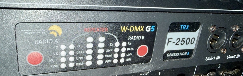 Wireless Solutions ProBox F-2500 G5 DMX Transceiver 4-Ch Wireless Transmitter