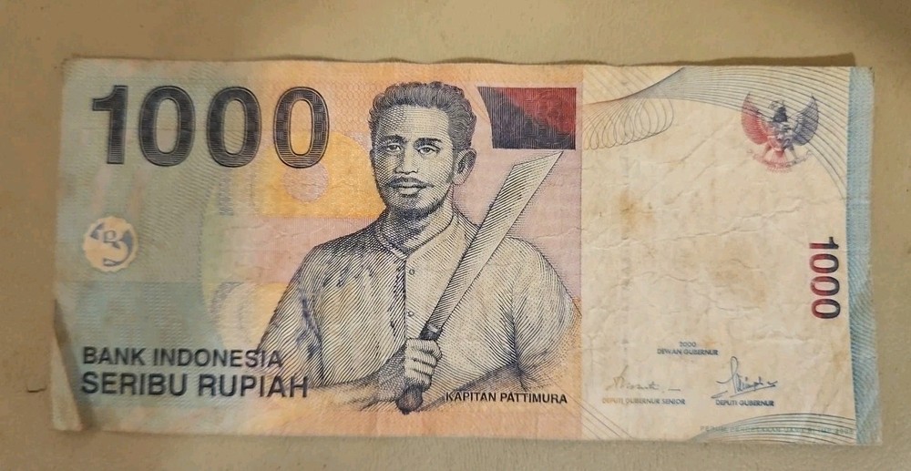 2000 Indonesia 1000 Rupiah Note