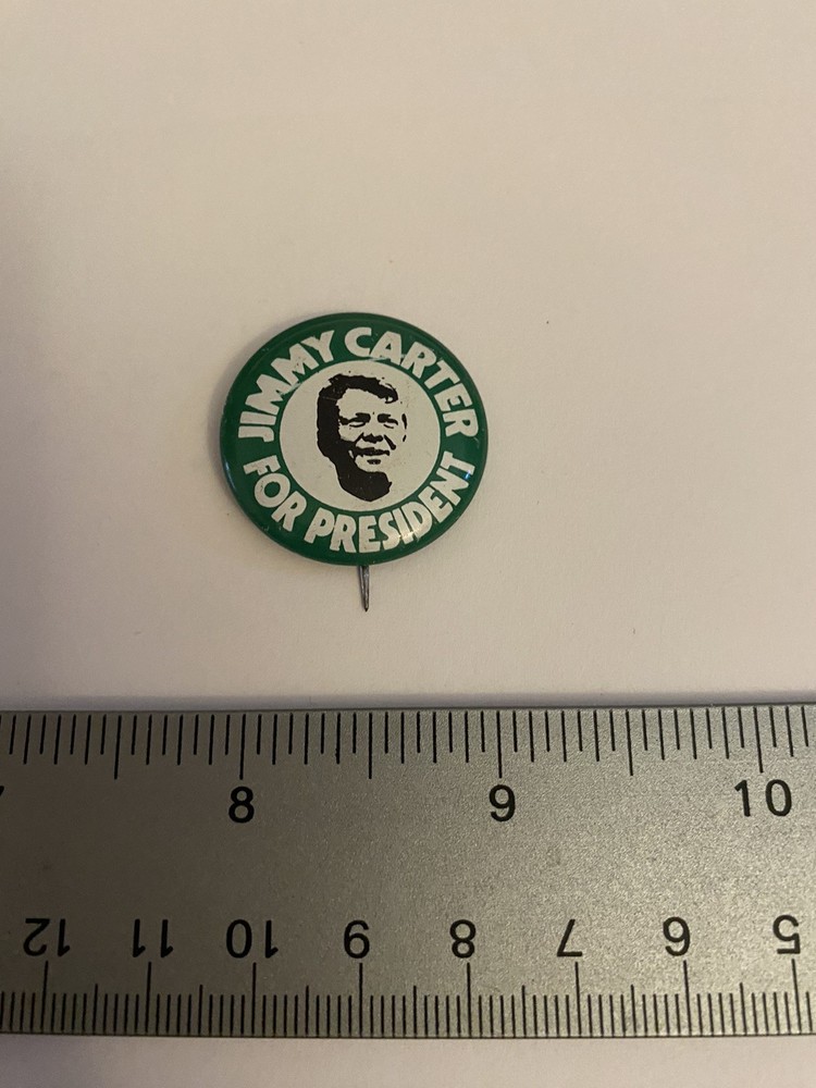 Jimmy Carter For President Pin Back Button P139