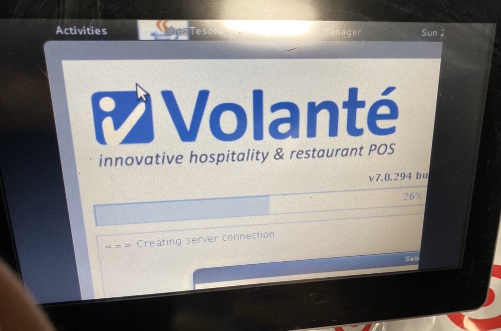 Partner Tech EM-200 Wireless Touch Screen Tablet With Fingerprint Scanner