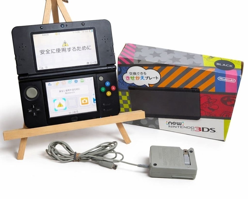 NEW Nintendo 3DS System Model Console kisekae Black