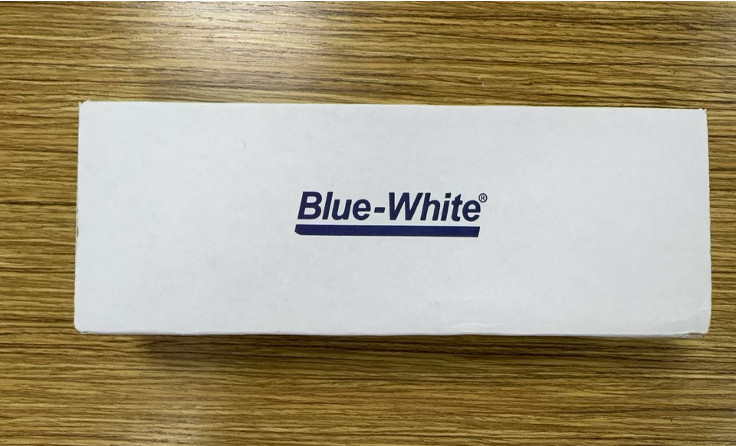Blue-White Flowmeter for 3" PVC Pipe, Horizontal Installation