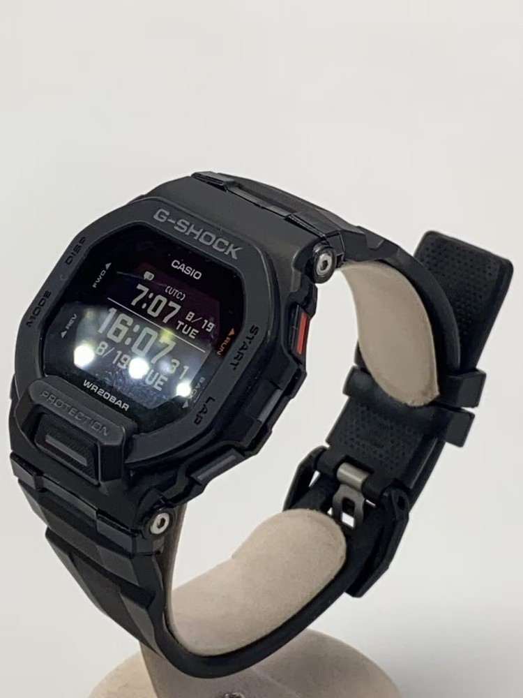 CASIO Quartz Watch G SHOCK Digital Rubber BLK BLK