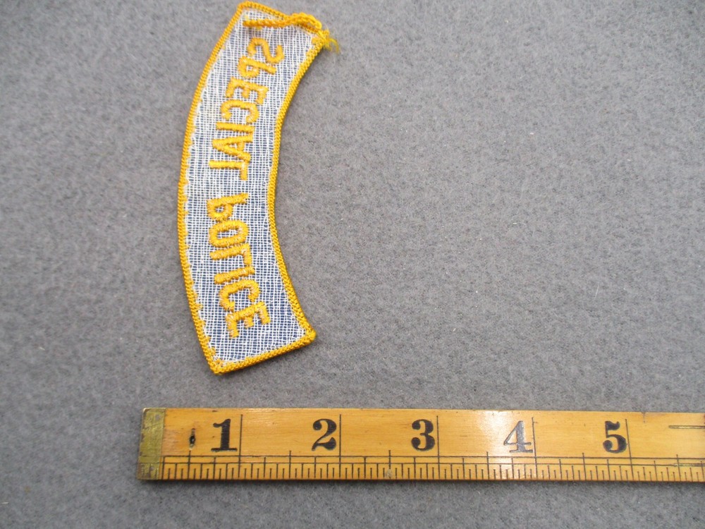 Vintage Special Police Tab Patch J9