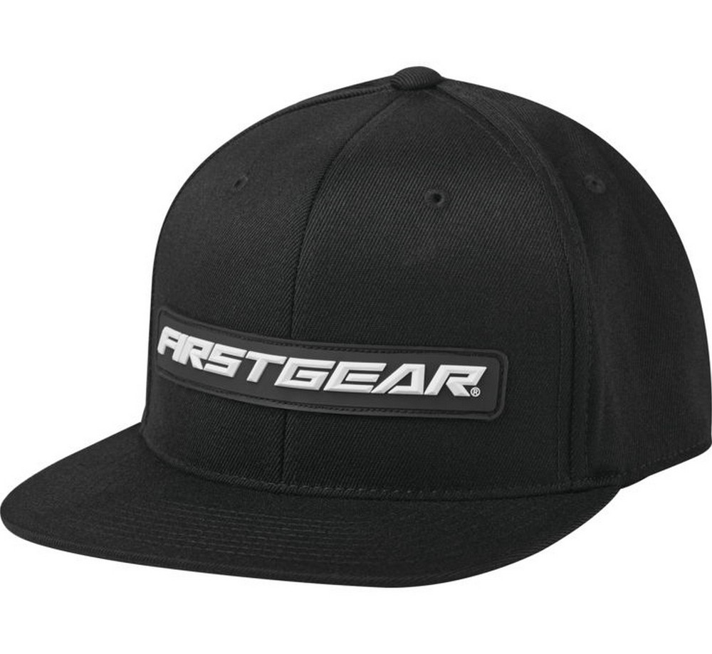 FirstGear Logo Snapback Hat Black
