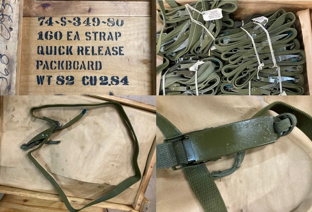 Cargo quick release strap Cotton Canvas 2-pack