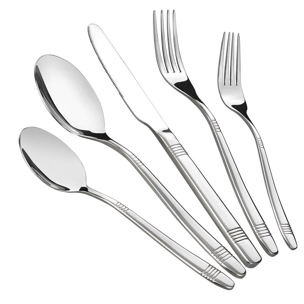 30-piece Stainless Steel Flatware Service for 6