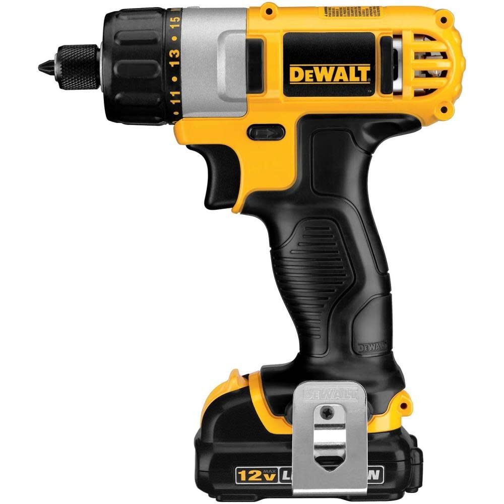 DEWALT DCF610S2 1/4 inch 12V Screwdriver Kit